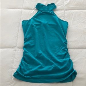 Guess - teal halter top